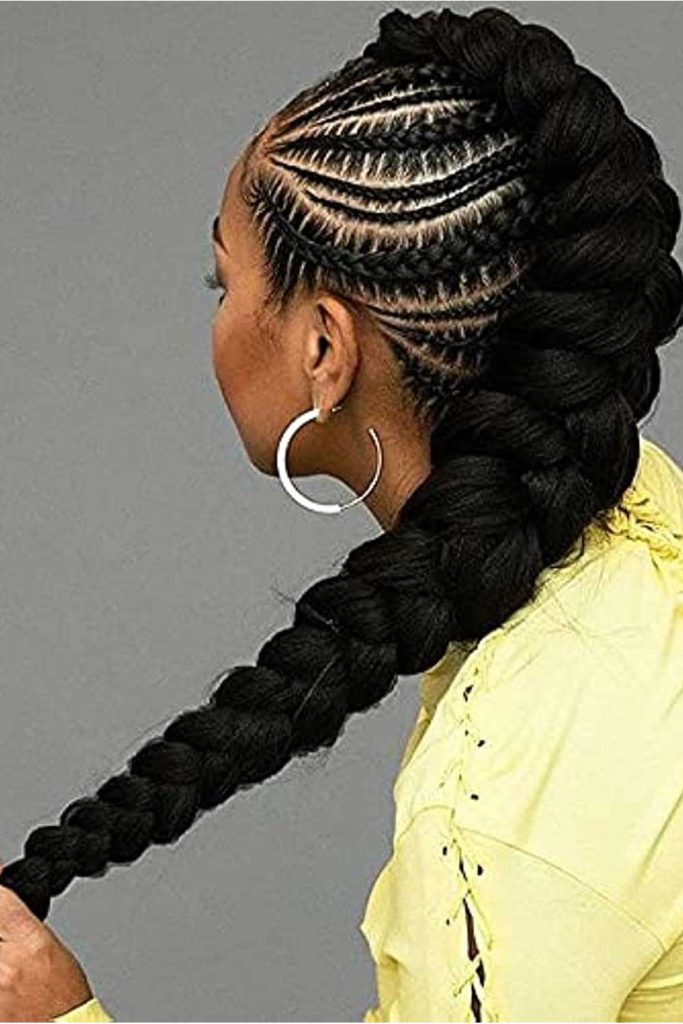 French Braid Hairstyles for Black Women