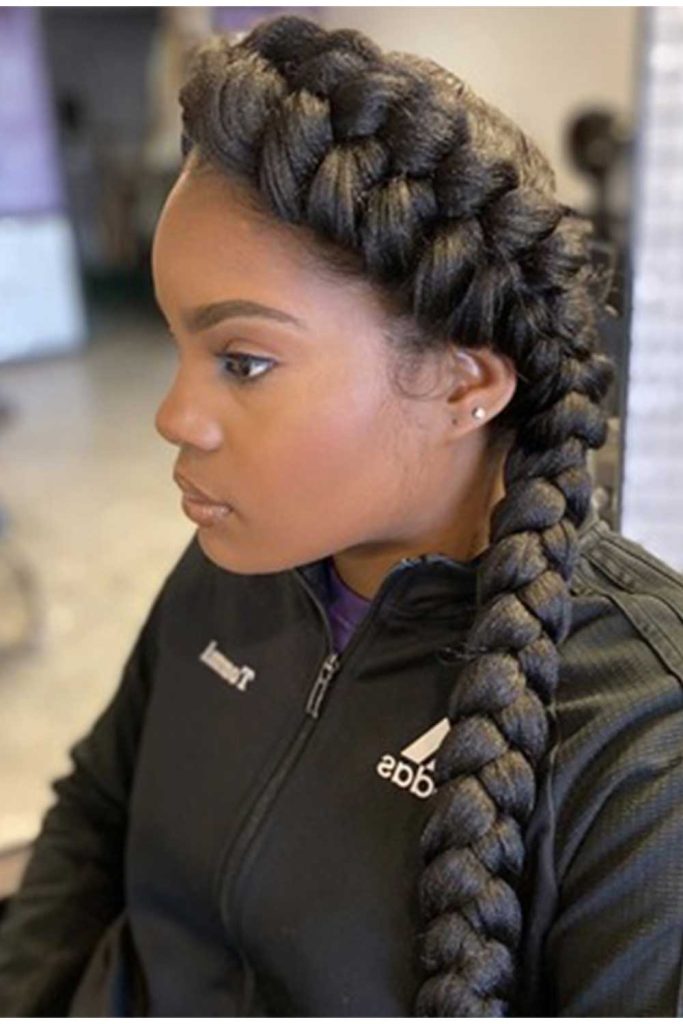 French Braid Hairstyles for Black Women