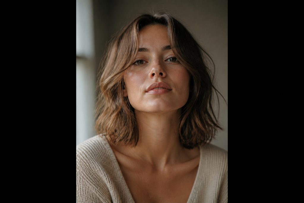 How to Style Curtain Bangs So They Swoop Instead of Split
